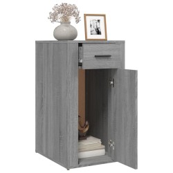 Armoire de bureau Sonoma gris 40x49x75 cm Bois d'ingénierie 618518618518