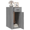 Armoire de bureau Sonoma gris 40x49x75 cm Bois d'ingénierie 618518618518