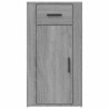 Armoire de bureau Sonoma gris 40x49x75 cm Bois d'ingénierie 618518618518