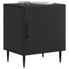 Cabinet de chevet Noir 43 x 34,5 x 50 cm Bois d'ingénierie 618523618523
