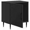 Cabinet de chevet Noir 43 x 34,5 x 50 cm Bois d'ingénierie 618523618523