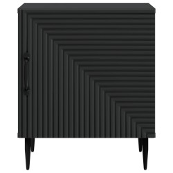 Cabinet de chevet Noir 43 x 34,5 x 50 cm Bois d'ingénierie 618523618523