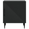Cabinet de chevet Noir 43 x 34,5 x 50 cm Bois d'ingénierie 618523618523