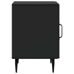 Cabinet de chevet Noir 43 x 34,5 x 50 cm Bois d'ingénierie 618523618523