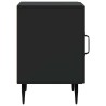 Cabinet de chevet Noir 43 x 34,5 x 50 cm Bois d'ingénierie 618523618523