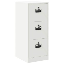 Cabinet de Dossier avec tiroir Blanc 44 x 50 x 106.5 cm 618525618525