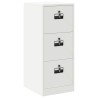 Cabinet de Dossier avec tiroir Blanc 44 x 50 x 106.5 cm 618525618525