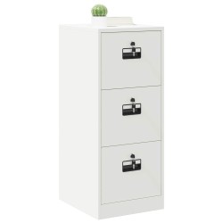 Cabinet de Dossier avec tiroir Blanc 44 x 50 x 106.5 cm 618525618525