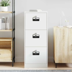 Cabinet de Dossier avec tiroir Blanc 44 x 50 x 106.5 cm 618525618525