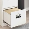 Cabinet de Dossier avec tiroir Blanc 44 x 50 x 106.5 cm 618525618525
