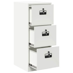 Cabinet de Dossier avec tiroir Blanc 44 x 50 x 106.5 cm 618525618525