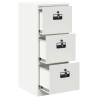 Cabinet de Dossier avec tiroir Blanc 44 x 50 x 106.5 cm 618525618525