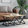 Table basse chêne sonoma 100x49x40 cm bois d'ingénierie 618526618526