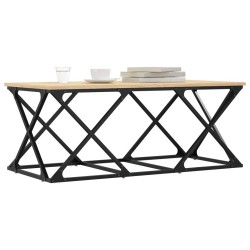 Table basse chêne sonoma 100x49x40 cm bois d'ingénierie 618526618526
