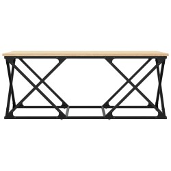 Table basse chêne sonoma 100x49x40 cm bois d'ingénierie 618526618526