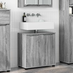 Armoire de lavabo de salle de bain Gris Sonoma 60 x 30 x 60 cm 618530618530