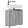 Armoire de lavabo de salle de bain Gris Sonoma 60 x 30 x 60 cm 618530618530