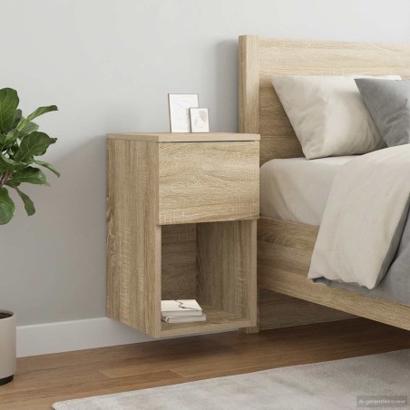 Armoire de lit 2 pcs Chêne Sonoma 29 x 31,5 x 49 cm 618532618532