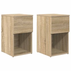 Armoire de lit 2 pcs Chêne Sonoma 29 x 31,5 x 49 cm 618532618532