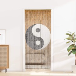 Rideau de porte anti-insectes multicolore 200 x 90 cm Bambou 618534618534