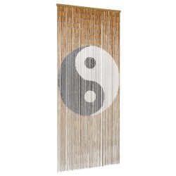 Rideau de porte anti-insectes multicolore 200 x 90 cm Bambou 618534618534