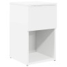 Armoire de lit 2 pcs Blanc 29 x 31,5 x 49 cm Bois d'ingénierie 618535618535