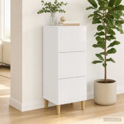 Armoire à tiroirs Blanc brillant 33 x 34,5 x 90 cm 618540618540
