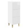 Armoire à tiroirs Blanc brillant 33 x 34,5 x 90 cm 618540618540