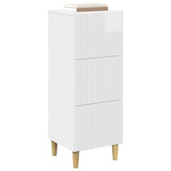 Armoire à tiroirs Blanc brillant 33 x 34,5 x 90 cm 618540618540