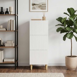 Armoire à tiroirs Blanc brillant 33 x 34,5 x 90 cm 618540618540