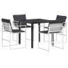 Ensemble de salle à manger pour jardin 5 pcs 618541618541