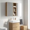 Armoire murale de salle de bain Chêne artisan 20 x 14 x 70 cm 618542618542