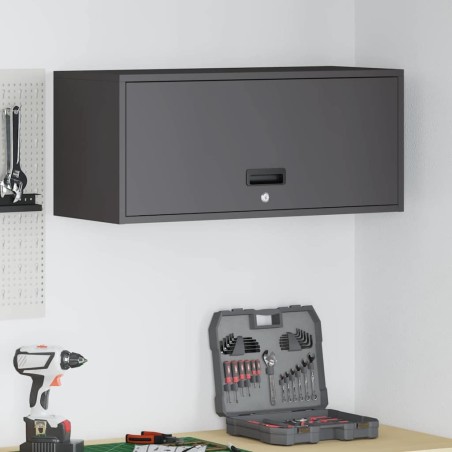 Armoire murale pour garage Noir 80 x 33 x 35 cm 618543618543