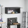Armoire murale pour garage Noir 80 x 33 x 35 cm 618543618543