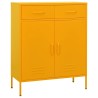 Armoire de rangement Jaune moutarde 80x35x101,5 cm Acier 618544618544
