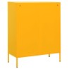 Armoire de rangement Jaune moutarde 80x35x101,5 cm Acier 618544618544