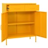 Armoire de rangement Jaune moutarde 80x35x101,5 cm Acier 618544618544