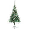 Arbre de Noël artificiel pré-éclairé/boules 150 cm 380 branches 618545618545