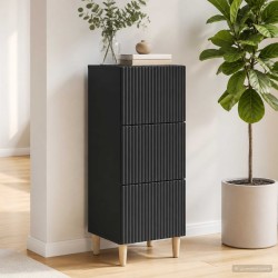 Armoire à tiroirs Noir 33 x 34,5 x 90 cm Bois d'ingénierie 618546618546