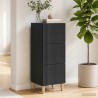 Armoire à tiroirs Noir 33 x 34,5 x 90 cm Bois d'ingénierie 618546618546