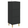 Armoire à tiroirs Noir 33 x 34,5 x 90 cm Bois d'ingénierie 618546618546