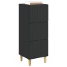 Armoire à tiroirs Noir 33 x 34,5 x 90 cm Bois d'ingénierie 618546618546