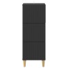Armoire à tiroirs Noir 33 x 34,5 x 90 cm Bois d'ingénierie 618546618546