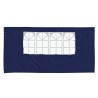 Mur de tente de fête 2 pcs 400 x 195 cm Bleu PE et acier 618547618547