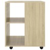 Armoire à roulettes Chêne Sonoma 60x53x72 cm Bois d'ingénierie 618549618549