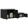 Armoire de rangement 2 pcs Chêne noir 108 x 41 x 40 cm 618552618552