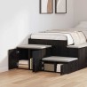 Armoire de rangement 2 pcs Chêne noir 108 x 41 x 40 cm 618552618552