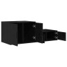 Armoire de rangement 2 pcs Chêne noir 108 x 41 x 40 cm 618552618552