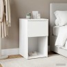 Armoire de lit Blanc 29 x 31,5 x 49 cm Bois d'ingénierie 618553618553