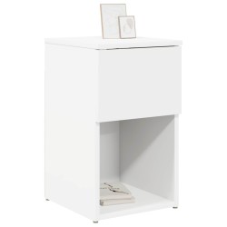 Armoire de lit Blanc 29 x 31,5 x 49 cm Bois d'ingénierie 618553618553